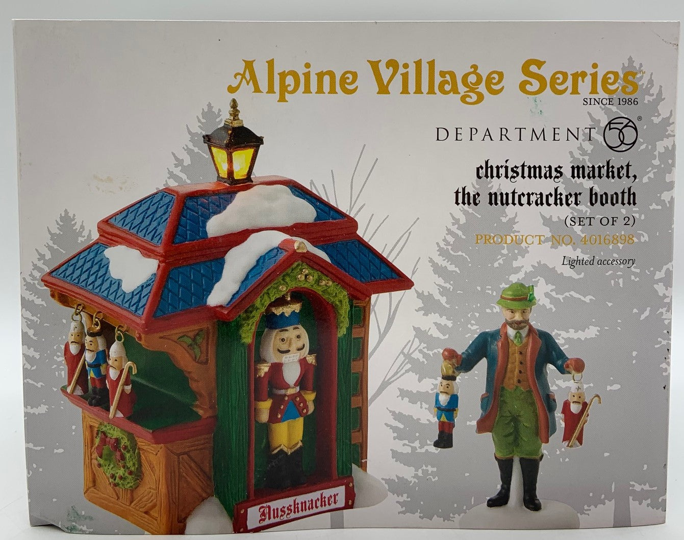 Dept 56 Alpine Village “Sharing good an Alpine Christmas” NEW!