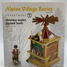 Load image into Gallery viewer, Department 56- Alpine Village &quot;Christmas Pyramid Booth, &quot; accessory 
