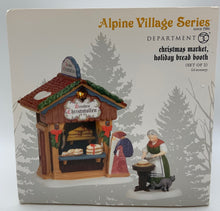 Load image into Gallery viewer, Dept 56- Alpine Village &quot;Christmas Market, Holiday Bread Booth&quot; accessory
