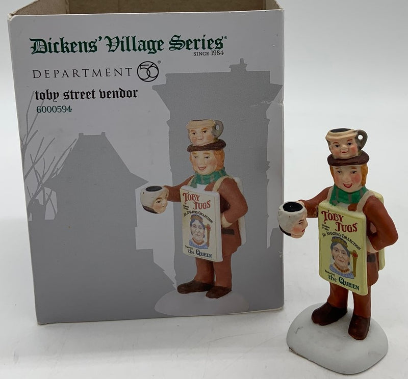 Dept 56- Dickens' Village "Toby Street Vendor" accessory