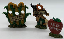 Load image into Gallery viewer, Department 56- Village Accessories &quot;Harvest Fields Fun Signs&quot; accessory
