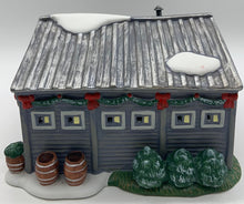 Load image into Gallery viewer, Department 56- Jack Daniel&#39;s Village &quot;Charcoal Grinding Building and Jack on the Rocks accessory&quot;
