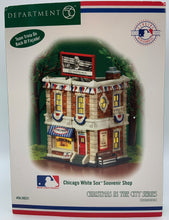 Load image into Gallery viewer, Retired Dept 56- Christmas in the City &quot;Chicago White Sox Souvenir Shop&quot;
