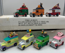 Load image into Gallery viewer, Dept 56- &quot;Village Express Vans- Holidays&quot;
