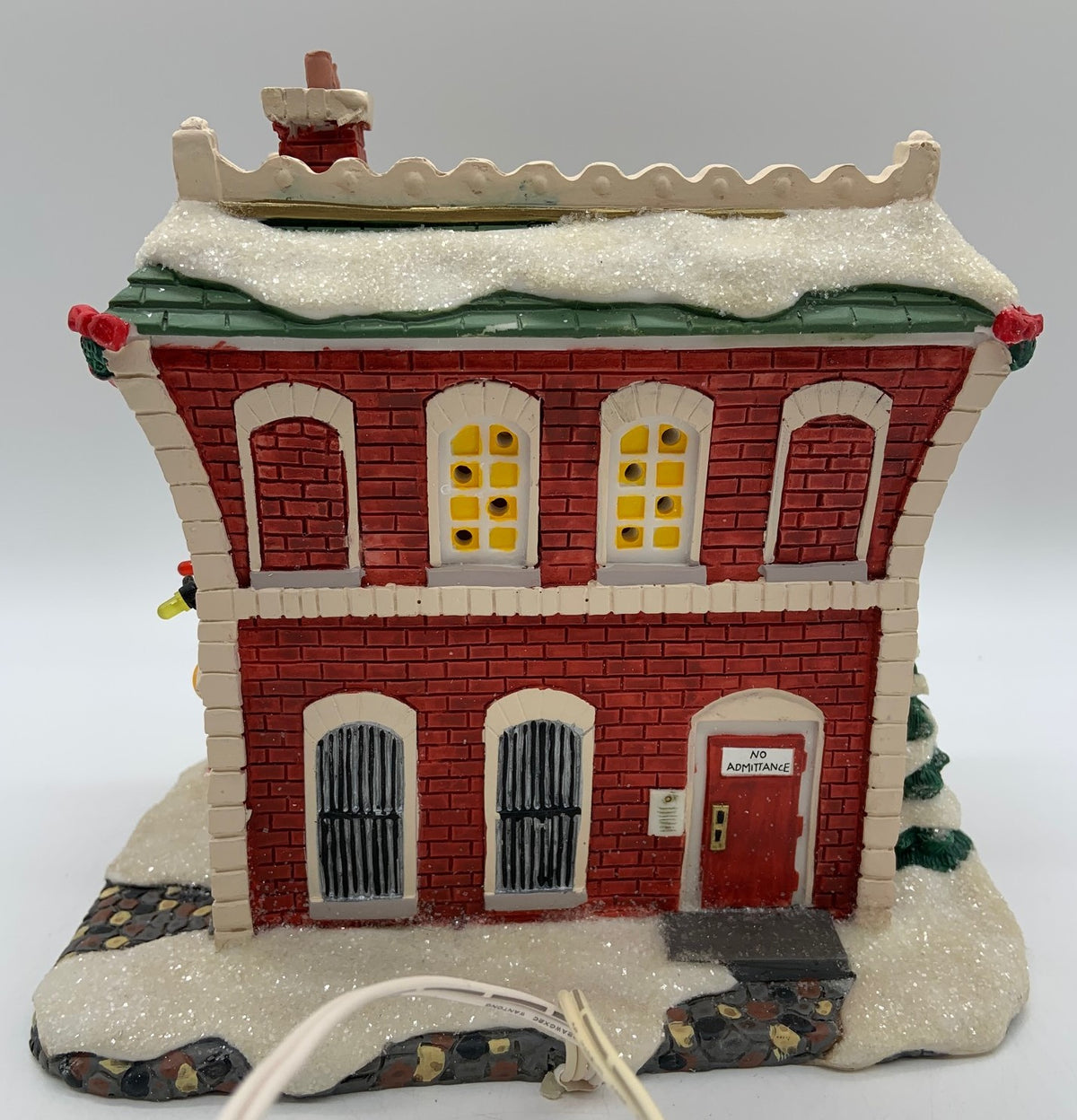 Retired Dept 56 Twas the night before Christmas "Hoof & Ladder Fire Station"