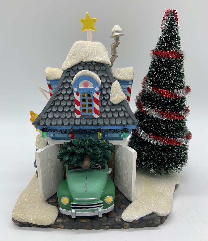 Dept 56- Twas the Night Before Christmas "Oh Such a Clatter Garage"