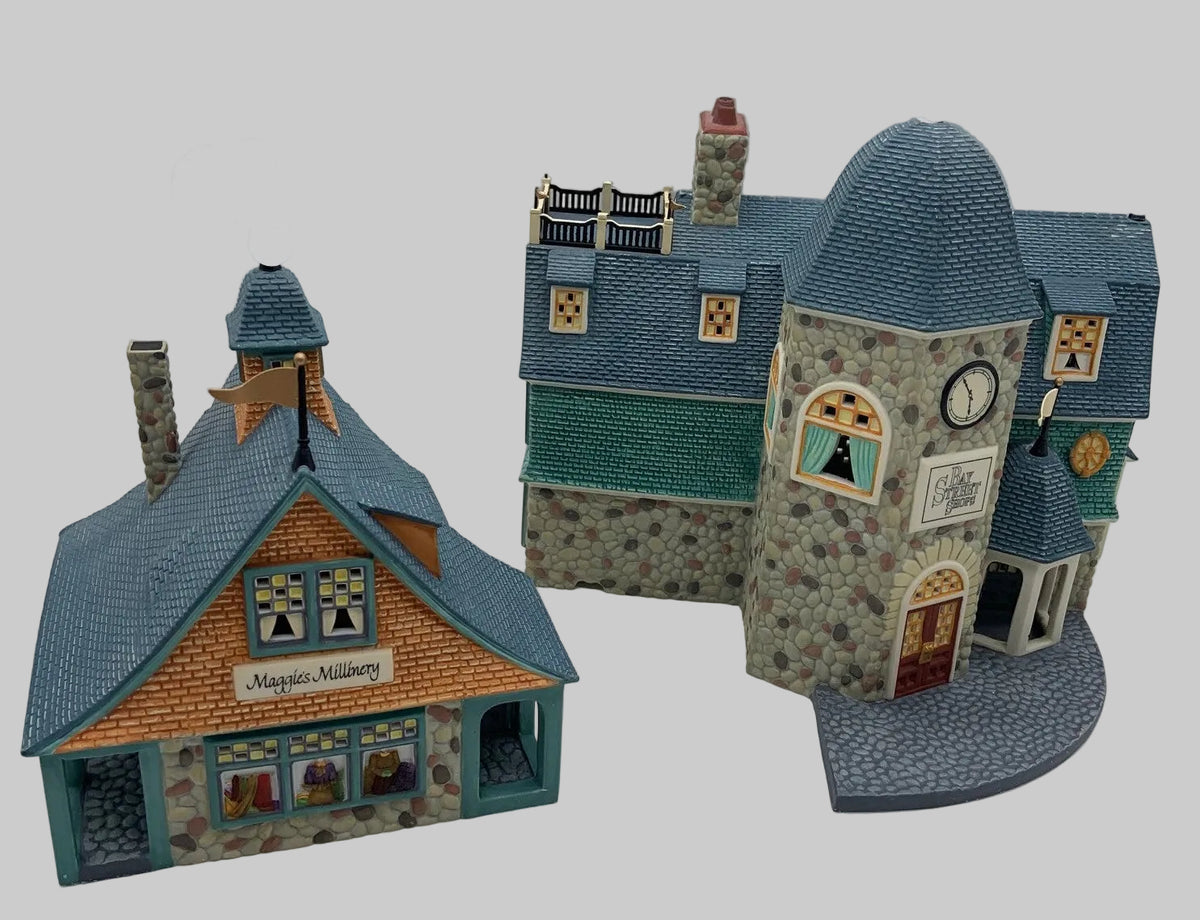 Department 56- Seasons Bay Series "Bay Street Shops" First Edition