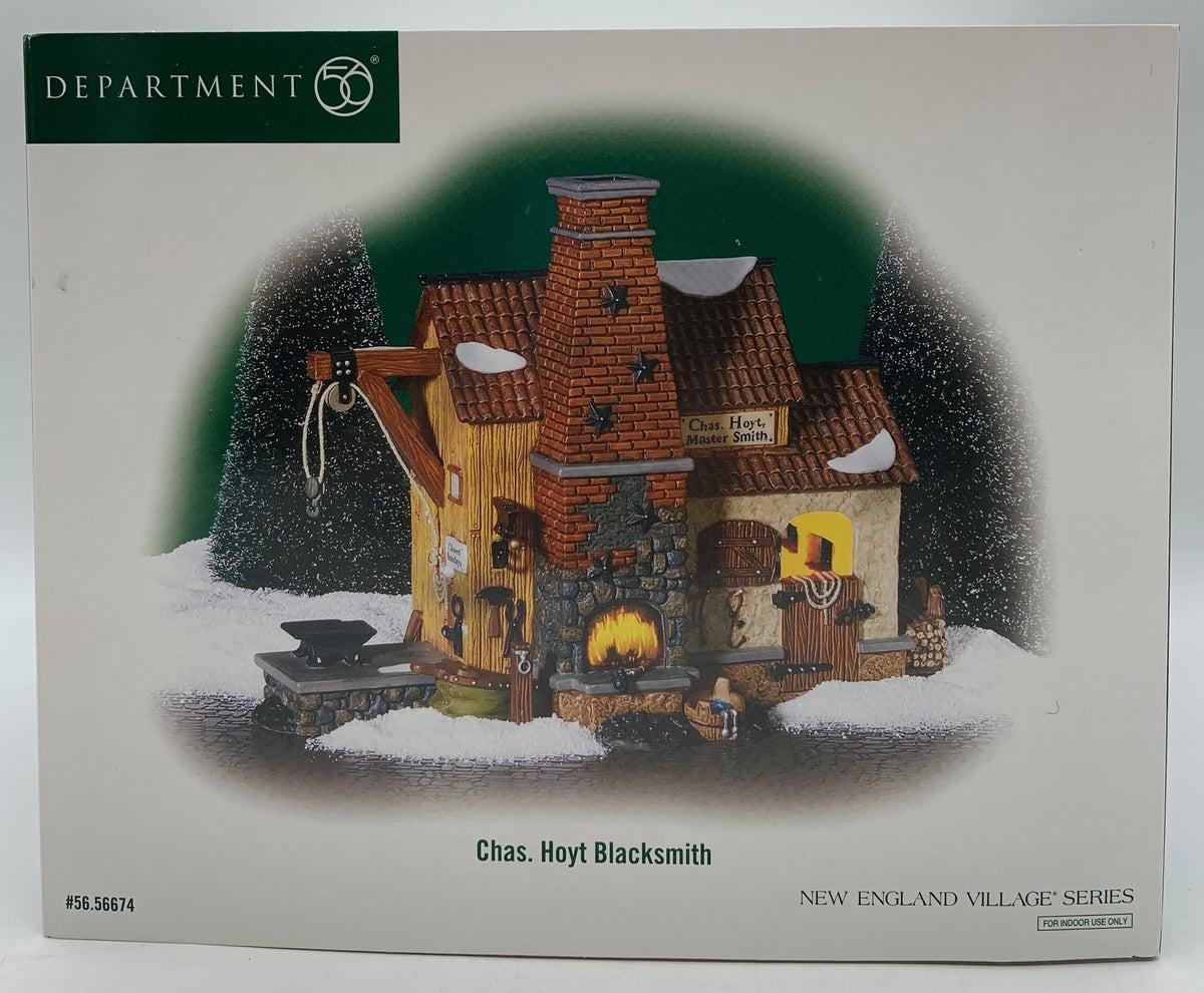 Retired Department 56- New England Village "Chas. Hoyt Blacksmith"