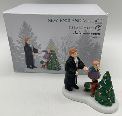 Dept 56- New England Village Series Christmas Spirit accessory