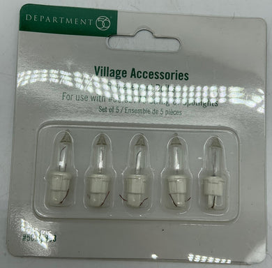 Dept 56- Village Accessories Replacement Bulbs accessory