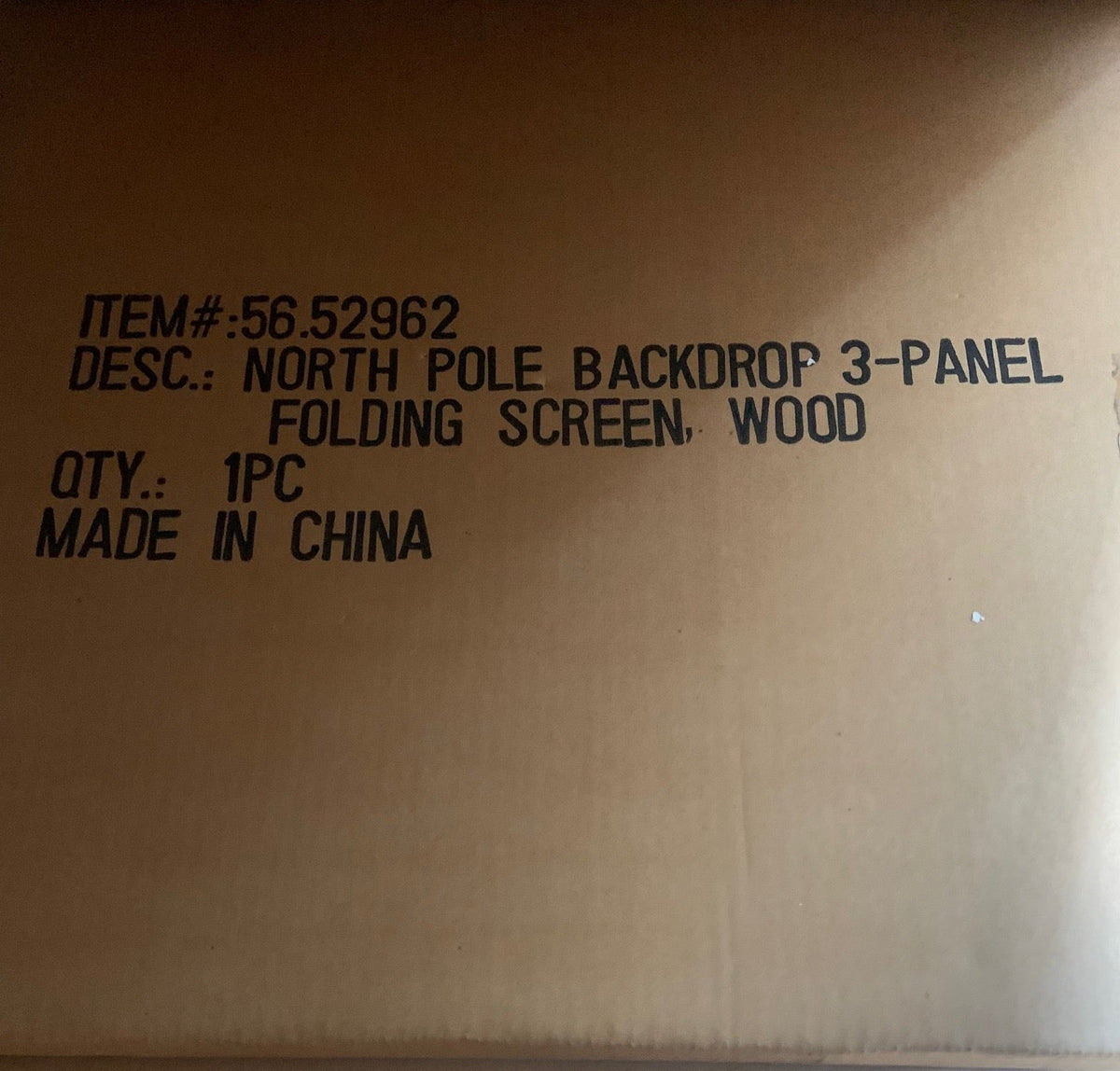 Department 56- North Pole "North Pole Backdrop"
