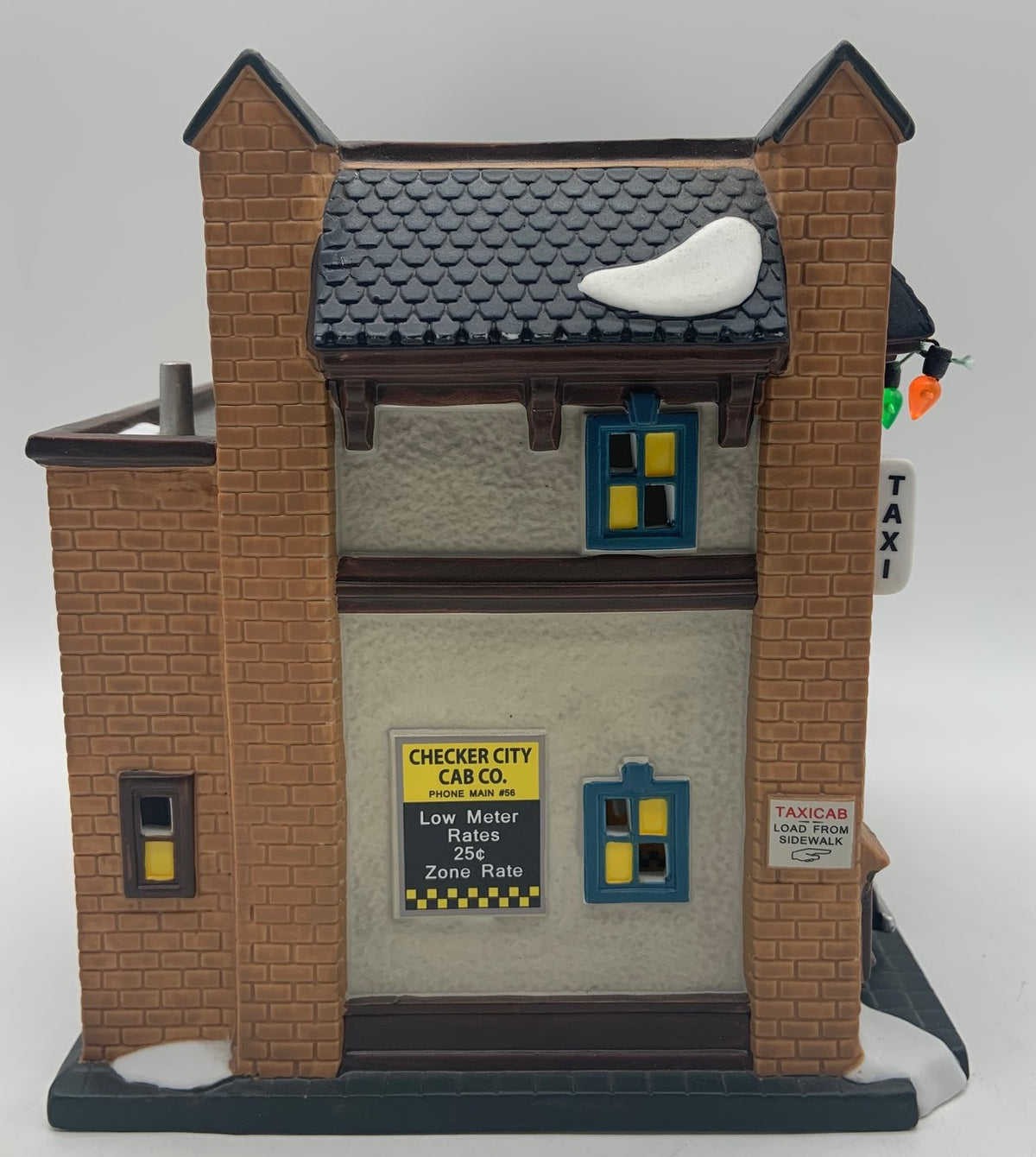 Retired Department 56- Christmas in the City "Checker City Cab Co"