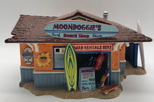 Load image into Gallery viewer, Dept 56- Snow Village &quot;Moondoggie&#39;s Board Shop&quot;
