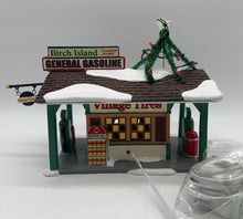 Load image into Gallery viewer, Retired Dept 56- Snow Village &quot;Birch Island Gas Station&quot; 

