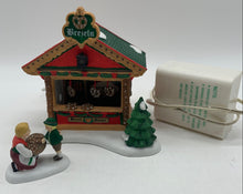 Load image into Gallery viewer, Dept 56- Alpine Village &quot;Christmas Market the Pretzel Booth&quot; no box, see note
