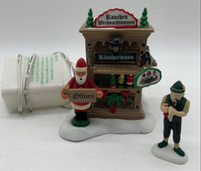 Load image into Gallery viewer, Dept 56- Alpine Village &quot;Christmas Market the Holiday Smoker Booth&quot;
