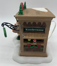 Load image into Gallery viewer, Retired Dept 56- Alpine Village &quot;Christmas Market the Holiday Smoker Booth&quot;

