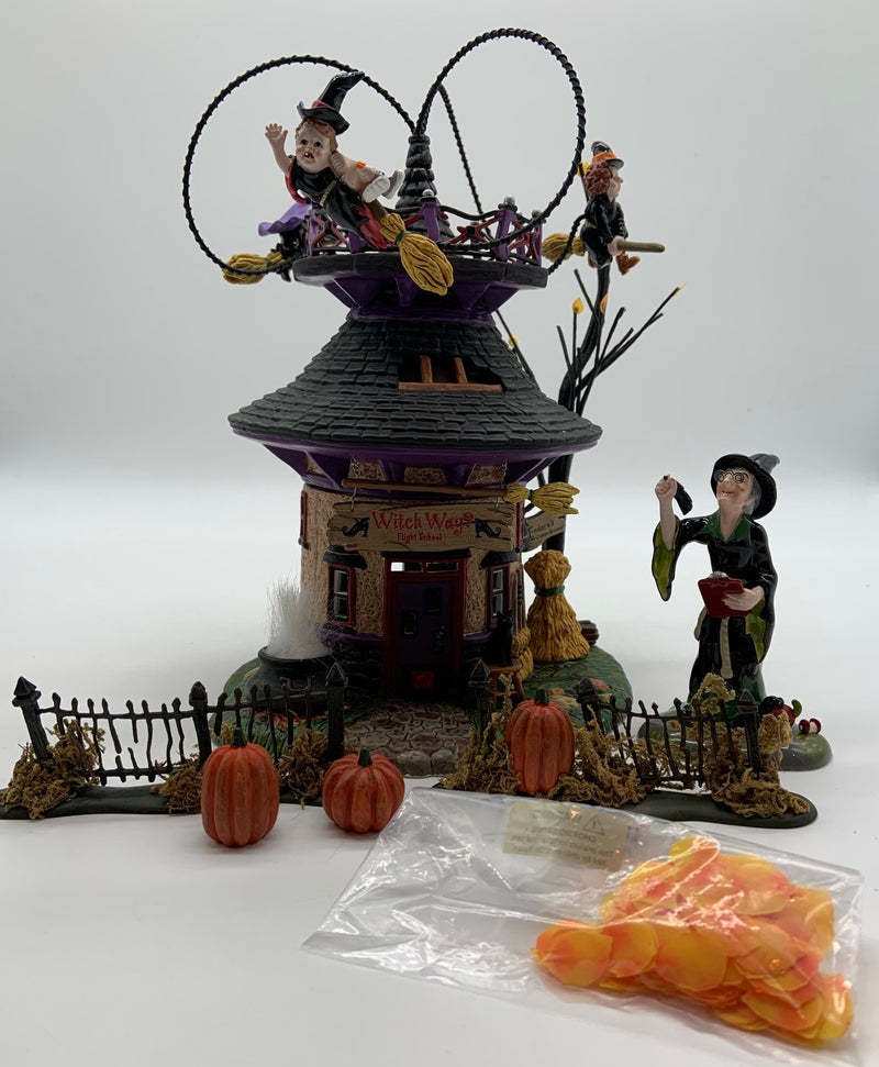 Dept 56- SV Halloween "Witch Way Flight School"