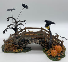 Load image into Gallery viewer, Department 56- Snow Village Halloween &quot;Creepy Creek Bridge&quot; accessory
