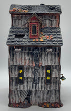 Load image into Gallery viewer, Department 56- Snow Village Halloween &quot;Haunted Rails Grain Elevator&quot;

