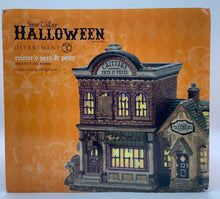 Load image into Gallery viewer, Department 56- Snow Village Halloween "Critter's Pets &amp; Pelts"
