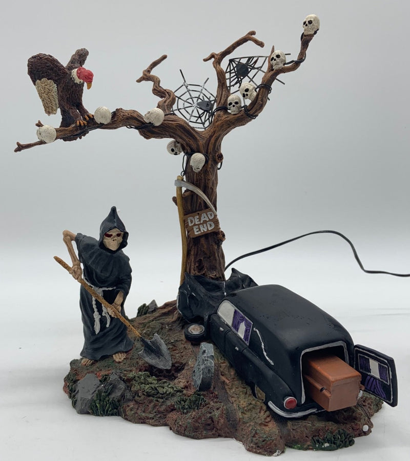 Dept 56- Snow Village Halloween "Haunted Hearse" 