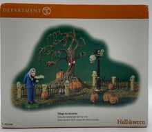 Load image into Gallery viewer, Department 56- Snow Village Halloween &quot;Gravely Landscape Set&quot; 
