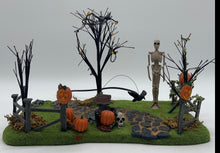 Load image into Gallery viewer, Dept 56- Snow Village Halloween &quot;Creepy Lighted Front Yard&quot;
