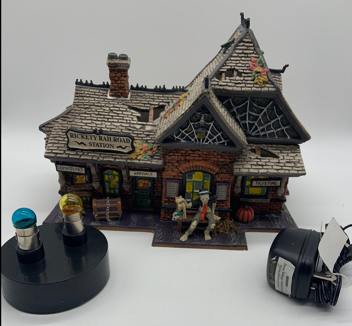 Dept 56- Snow Village Halloween "Rickety Railroad Station"