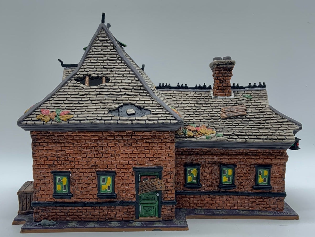 Department 56- Snow Village Halloween "Rickety Railroad Station"
