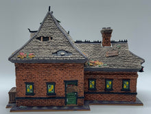 Load image into Gallery viewer, Department 56- Snow Village Halloween "Rickety Railroad Station"
