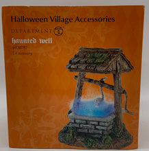 Load image into Gallery viewer, Dept 56- Snow Village Halloween "Haunted Well" 
