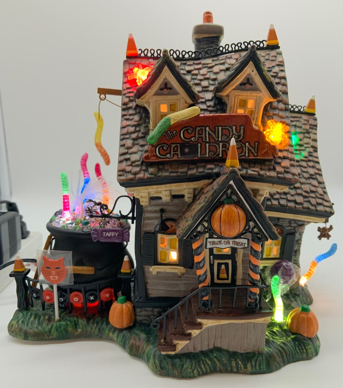 Retired Dept 56- Snow Village Halloween "The Candy Cauldron"