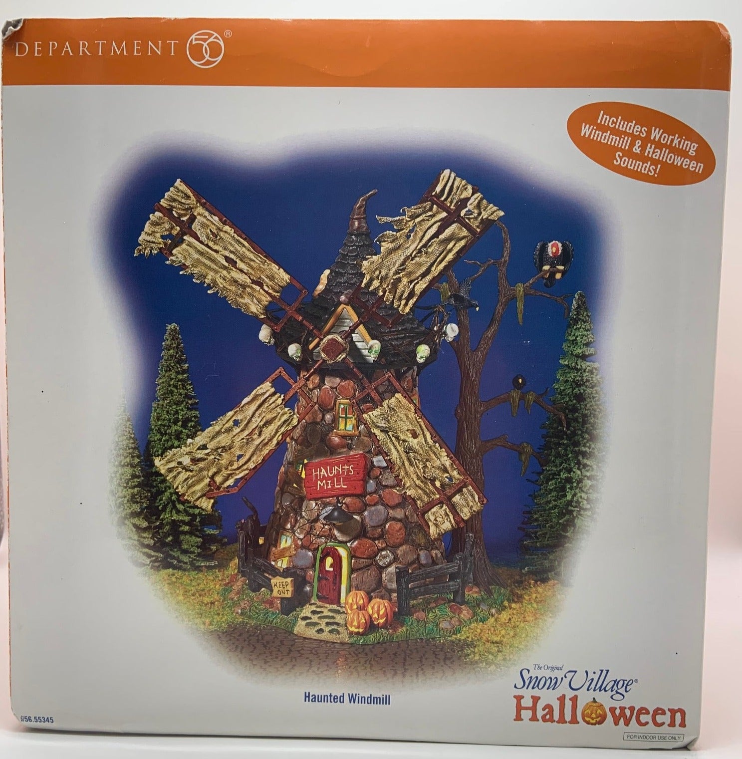 DEPT 56 HALLOWEEN Snow Village HOWL RADIO #54610 outlets Limited Edition Of 9,000