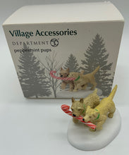Load image into Gallery viewer, Department 56- Village Accessories &quot;Peppermint Pups&quot;
