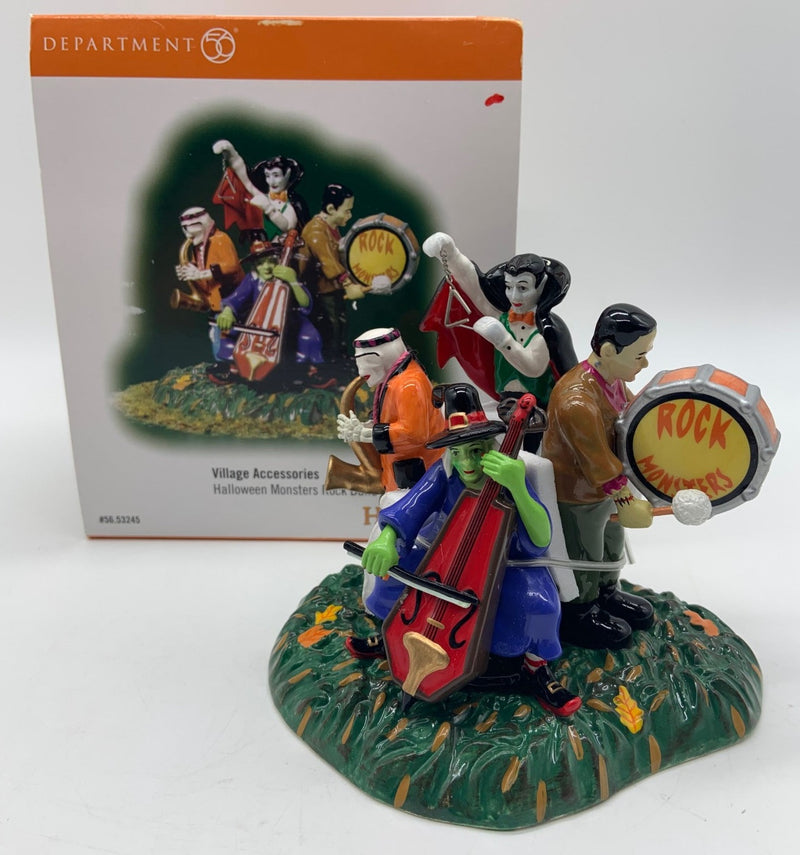 Dept 56- Snow Village Halloween "Halloween Monsters Rock Band"