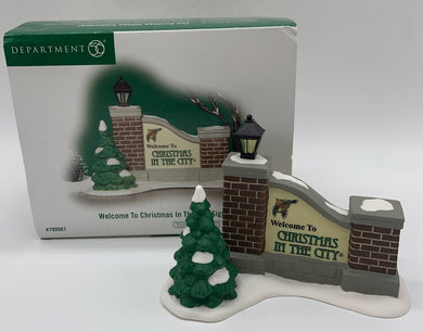 Dept 56- Christmas in the City 