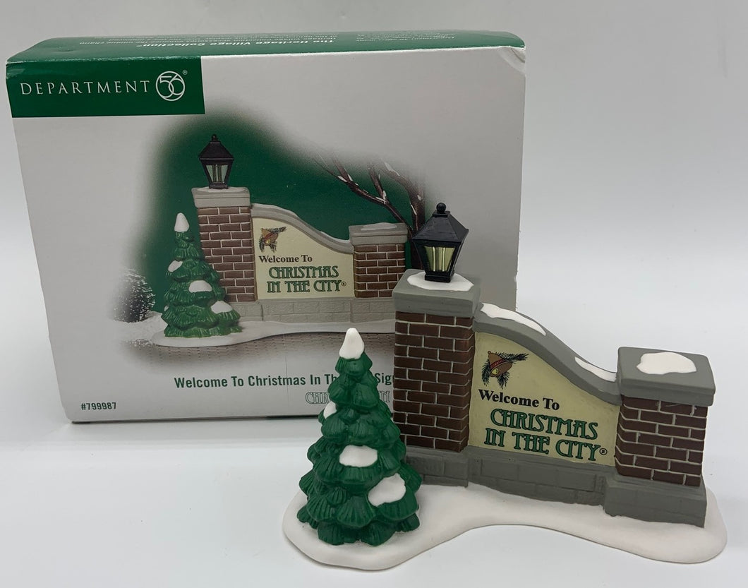 Dept 56- Christmas in the City 