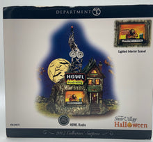 Load image into Gallery viewer, Department 56- Snow Village Halloween "HOWL Radio"
