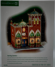 Load image into Gallery viewer, Department 56- Christmas in the City &quot;Sterling Jewelers&quot;
