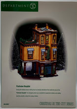 Load image into Gallery viewer, Department 56- Christmas in the City &quot;Parkview Hospital&quot;
