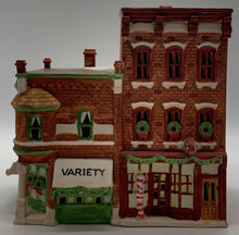 Load image into Gallery viewer, Dept 56- Christmas in the City &quot;Variety Store and Barbershop&quot;
