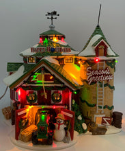 Load image into Gallery viewer, Dept 56- Snow Village &quot;Happy Holidays Barn&quot;
