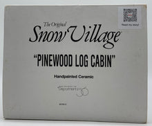 Load image into Gallery viewer, Retired Department 56- Snow Village &quot;Pinewood Log Cabin&quot;
