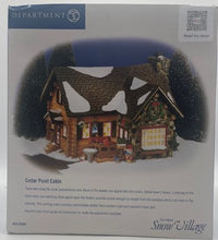 Load image into Gallery viewer, Retired Department 56- Snow Village &quot;Cedar Point Cabin&quot; 
