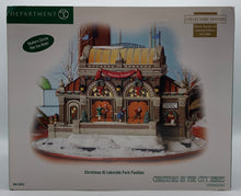 Load image into Gallery viewer, Department 56- Christmas in the City &quot;Christmas at Lakeside Park Pavilion&quot;  
