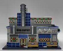 Load image into Gallery viewer, Dept 56- Christmas in the City &quot;Blue Line Bus Depot&quot;
