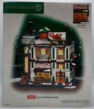 Load image into Gallery viewer, Department 56- Christmas in the City &quot;Coca-Cola Bottling Company&quot; 
