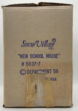 Load image into Gallery viewer,  Department 56- Snow Village "New School House"
