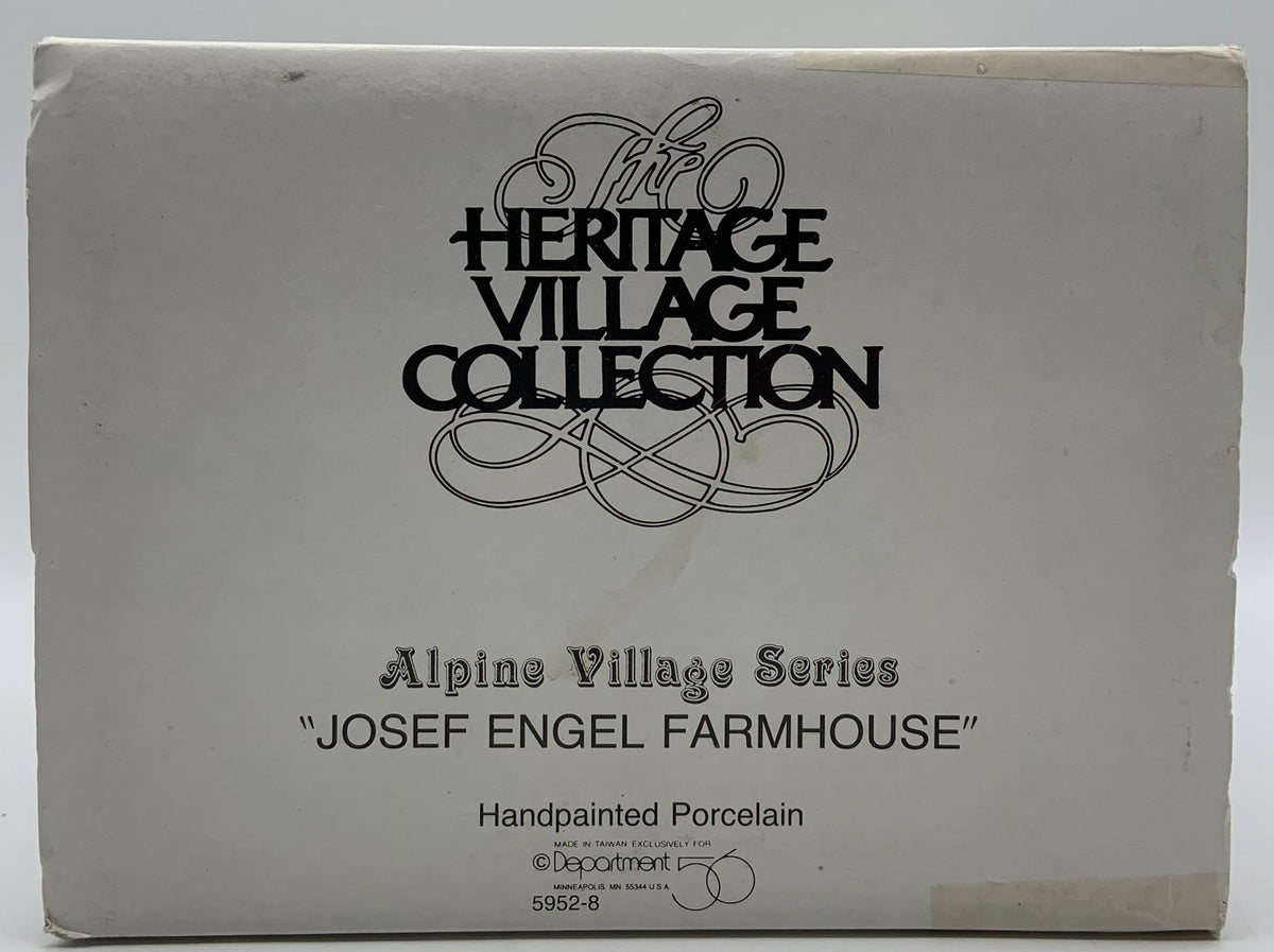 Retired Department 56- Alpine Village "Josef Engel Farmhouse"